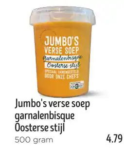 Jumbo Jumbo's verse soep garnalenbisque Oosterse stijl aanbieding