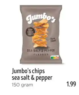 Jumbo Jumbo's chips sea salt & pepper aanbieding