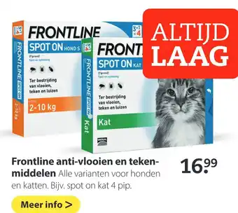 Boerenbond Frontline anti-vlooien aanbieding