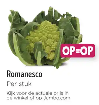 Jumbo Romanesco aanbieding
