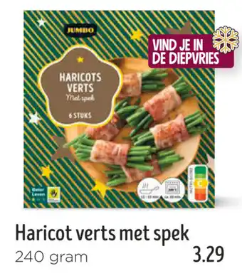 Jumbo Haricot verts met spek aanbieding