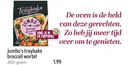 Jumbo Jumbo's traybake broccoli wortel aanbieding