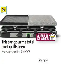 Jumbo Tristar gourmetstel met grillsteen aanbieding