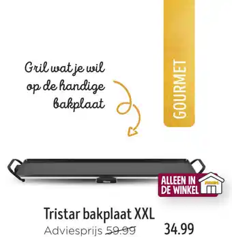 Jumbo Tristar bakplaat XXL aanbieding