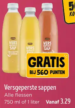 Jumbo Versgeperste sappen aanbieding