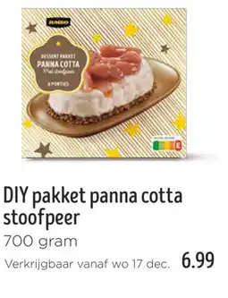 Jumbo DIY pakket panna cotta stoofpeer aanbieding