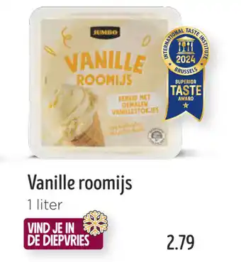 Jumbo Vanille roomijs aanbieding