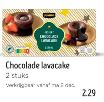 Jumbo Chocolade lavacake aanbieding