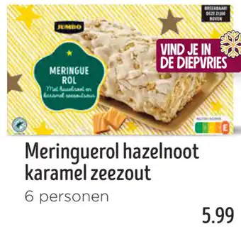 Jumbo Meringuerol hazelnoot karamel zeezout aanbieding