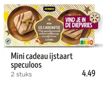 Jumbo Mini cadeau ijstaart speculoos aanbieding