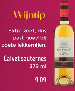 Jumbo Calvet sauternes aanbieding