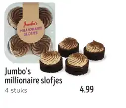 Jumbo Jumbo's millionaire slofjes aanbieding