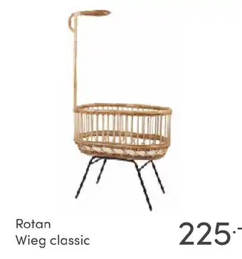 Baby & Tiener Rotan Wieg classic aanbieding