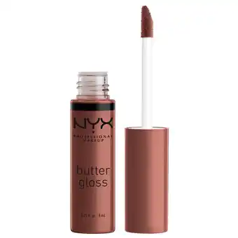Kruidvat NYX Professional Makeup Butter Gloss 17 Ginger Snap Lipgloss aanbieding