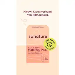 Kruidvat Sanature 100% Katoenen Kraamverband aanbieding
