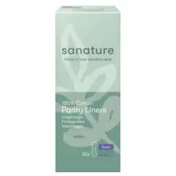 Kruidvat Sanature 100% Katoenen Super Extra Long Inlegkruisjes aanbieding