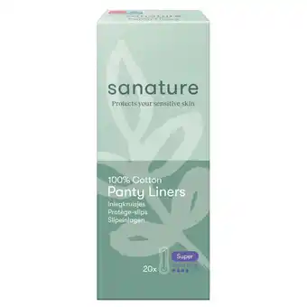 Kruidvat Sanature 100% Katoenen Super Extra Long Inlegkruisjes aanbieding