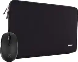 Coolblue BlueBuilt Laptophoes voor Apple MacBook Air 13 inch Zwart + Tradendum Muis aanbieding