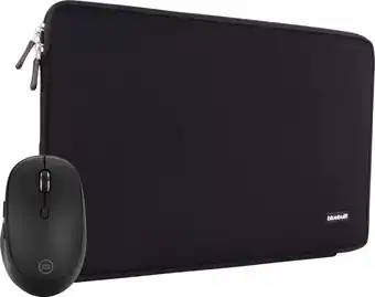 Coolblue BlueBuilt Laptophoes voor Apple MacBook Air 13 inch Zwart + Tradendum Muis aanbieding