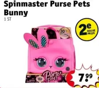 Kruidvat Spinmaster Purse Pets Bunny aanbieding