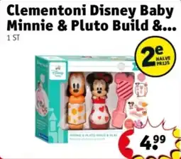 Kruidvat Clementoni Disney Baby Minnie & Pluto Build aanbieding