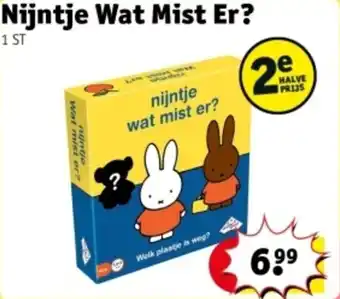Kruidvat Nijntje Wat Mist Er? aanbieding