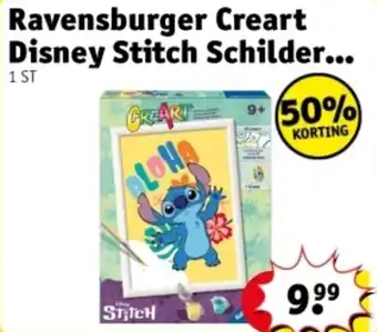 Kruidvat Ravensburger Creart Disney Stitch Schilder aanbieding
