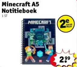 Kruidvat Minecraft A5 Notitieboek aanbieding