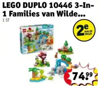 Kruidvat LEGO DUPLO 10446 3-In- 1 Families van Wilde aanbieding