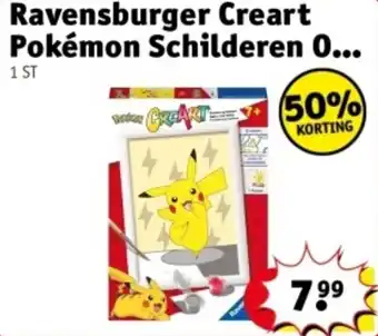 Kruidvat Ravensburger Creart Pokémon Schilderen aanbieding