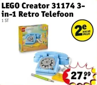 Kruidvat LEGO Creator 31174 3- in-1 Retro Telefoon aanbieding