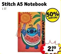 Kruidvat Stitch A5 Notebook aanbieding