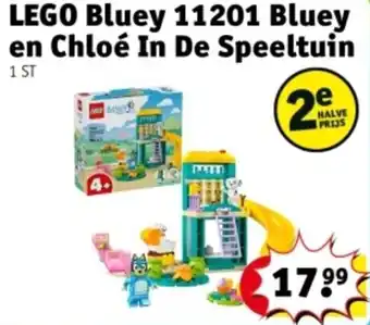 Kruidvat LEGO Bluey 11201 Bluey en Chloé In De Speeltuin aanbieding