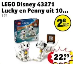 Kruidvat LEGO Disney 43271 Lucky en Penny uit 10 aanbieding