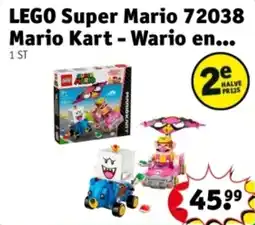 Kruidvat LEGO Super Mario 72038 Mario Kart - Wario aanbieding