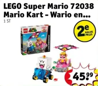 Kruidvat LEGO Super Mario 72038 Mario Kart - Wario aanbieding