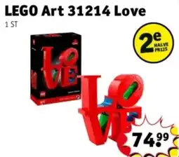 Kruidvat LEGO Art 31214 Love aanbieding