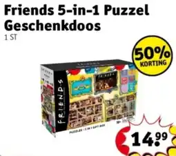 Kruidvat Friends 5-in-1 Puzzel Geschenkdoos aanbieding