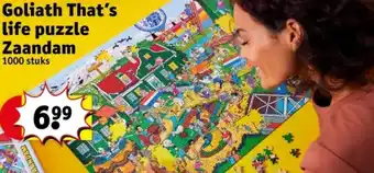 Kruidvat Goliath That's life puzzle Zaandam aanbieding