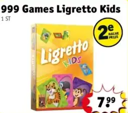 Kruidvat 999 Games Ligretto Kids aanbieding