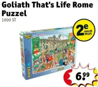Kruidvat Goliath That's Life Rome Puzzel aanbieding