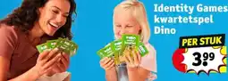 Kruidvat Identity Games kwartetspel Dino aanbieding