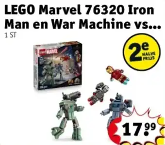 Kruidvat LEGO Marvel 76320 Iron Man en War Machine vs aanbieding