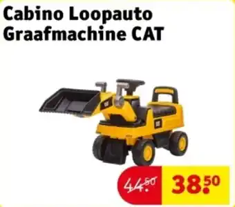 Kruidvat Cabino Loopauto Graafmachine CAT aanbieding