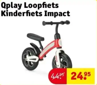 Kruidvat Qplay Loopfiets Kinderfiets Impact aanbieding