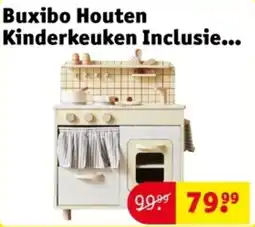 Kruidvat Buxibo Houten Kinderkeuken Inclusie aanbieding