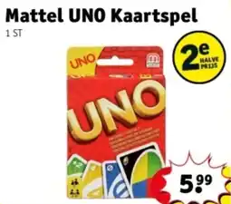 Kruidvat Mattel UNO Kaartspel aanbieding