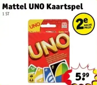 Kruidvat Mattel UNO Kaartspel aanbieding