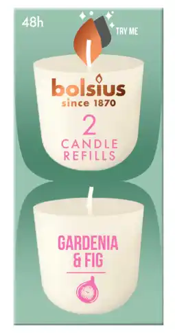 De Online Drogist Bolsius Gardenia & Fig Candle Refills aanbieding