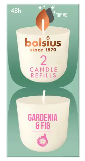 De Online Drogist Bolsius Gardenia & Fig Candle Refills aanbieding